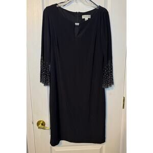 Jackie Jon New York Black Sheath-Size 12